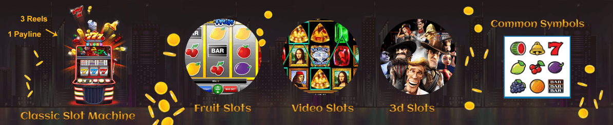 There are three categories where casino slot games.